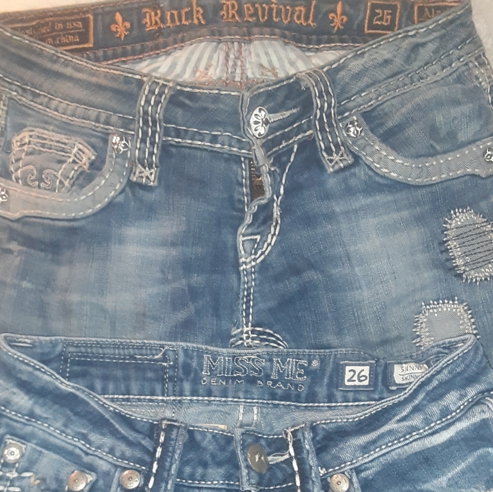MISS ME & ROCK REVIVAL JEANS